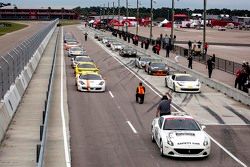 Pre-race grid