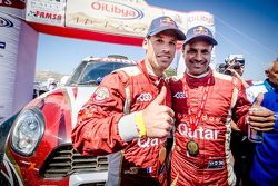 Winners #300 Mini: Nasser Al-Attiyah and Matthieu Baumel celebrate