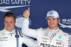 Valtteri Bottas, Williams F1 Team and Nico Rosberg, Mercedes AMG F1 Team
