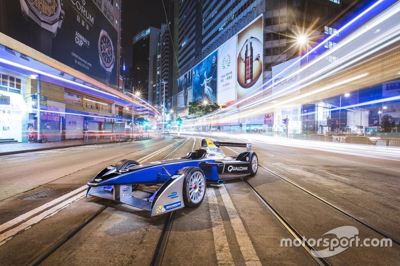 Formel-E-Auto in Hongkong