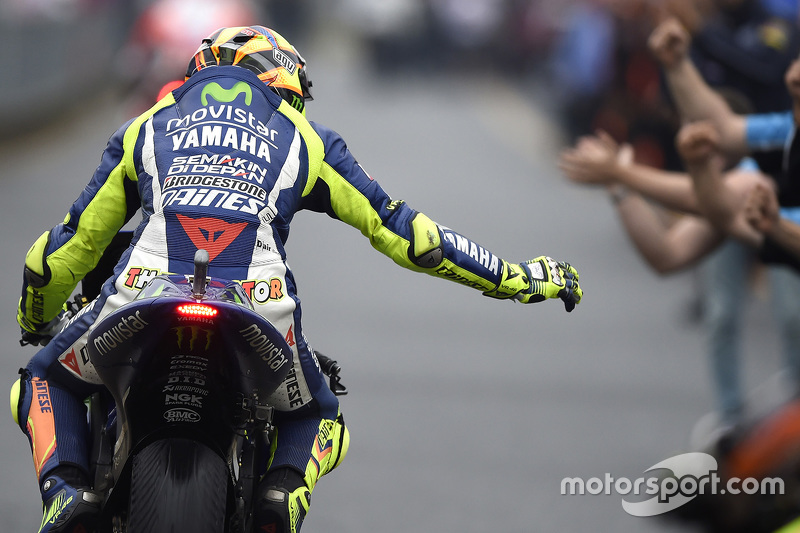 Second place Valentino Rossi, Yamaha Factory Racing