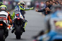 Il secondo classificato Valentino Rossi, Yamaha Factory Racing