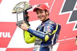 Second place Valentino Rossi, Yamaha Factory Racing