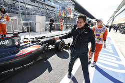 ART celebra al ganar el Campeonato de GP2 con Stoffel Vandoornee, ART Grand Prix