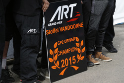 Stoffel Vandoorne, ART Grand Prix 2015 GP2 Champion