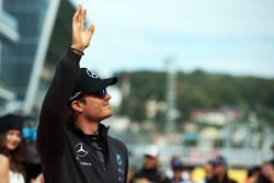 Nico Rosberg, Mercedes AMG F1 on the drivers parade