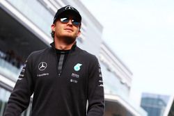 Nico Rosberg, Mercedes AMG F1 lors de la parade des pilotes