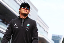 Nico Rosberg, Mercedes AMG F1 lors de la parade des pilotes