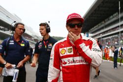 Kimi Raikkonen, Ferrari sur la grille