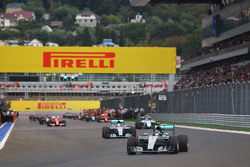 Nico Rosberg, Mercedes AMG F1 W06 lors du tour de formation