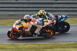 Dani Pedrosa, Repsol Honda Team and Valentino Rossi, Yamaha Factory Racing