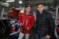 Max Verstappen, Red Bull Racing, avec Mattias Ekström, Audi Sport Team Abt Sportsline, Audi A5 DTM