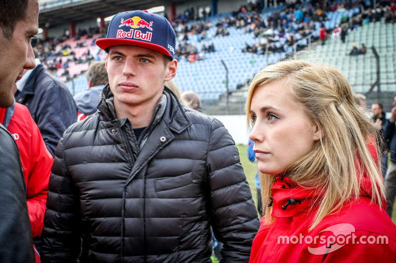 Max Verstappen mit Mikaela Ahlin-Kottulinsky