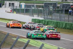 Edoardo Mortara, Audi Sport Team Abt, Audi RS 5 DTM; Miguel Molina, Audi Sport Team Abt, Audi RS 5 D