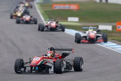 Lance Stroll, Prema Powerteam Dallara Mercedes-Benz and Jake Dennis, Prema Powerteam Dallara Mercede