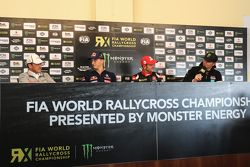 Conférence de presse avec Gigi Galli, Timmy Hansen, Gianni Morbidelli et Petter Solberg