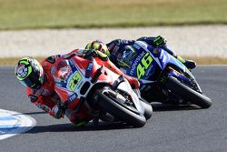 Andrea Iannone, Ducati Team et Valentino Rossi, Yamaha Factory Racing