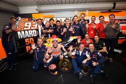 Marc Marquez, Repsol Honda Team, fête sa 50e victoire avec l'équipe