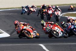 Marc Marquez, Repsol Honda Team sorpassa Jorge Lorenzo, Yamaha Factory Racing