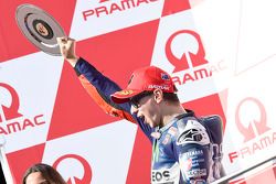 Podium: segundo lugar,  Jorge Lorenzo, Yamaha Factory Racing