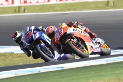 Marc Marquez, Repsol Honda Team and Jorge Lorenzo, Yamaha Factory Racing