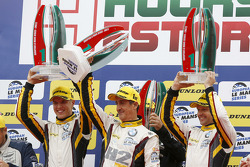 GTC podium: winners Andy Priaulx, Henry Hassid, Jesse Krohn, BMW Team Marc VDS