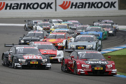 Miguel Molina, Audi Sport Team Abt, Audi RS 5 DTM; Timo Scheider, Audi Sport Team Phoenix, Audi RS 5
