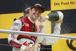 Podium: race winner Jamie Green, Audi Sport Team Rosberg Audi RS 5 DTM