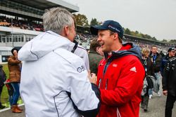 Jens Marquardt, BMW-Sportchef, mit Mattias Ekström, Audi Sport Team Abt Sportsline, Audi A5 DTM