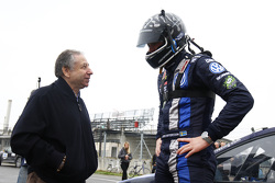 FIA President Jean Todt and Johan Kristoffersson, Volkswagen Team Sweden