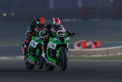 Jonathan Rea, Kawasaki et Tom Sykes, Kawasaki