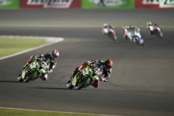 Tom Sykes, Kawasaki et Jonathan Rea, Kawasaki