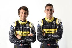 I piloti Nicolas Prost e SÃ©bastien Buemi, Renault e.dams