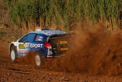 Ott Tanak e Molder Raigo, M-Sport Ford Fiesta WRC