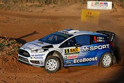 Ott Tanak en Molder Raigo, M-Sport Ford Fiesta WRC