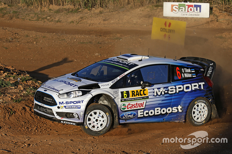 Ott Tanak y Molder Raigo, M-Sport Ford Fiesta WRC