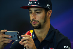 Daniel Ricciardo, Red Bull Racing in the FIA Press Conference