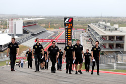 Romain Grosjean, Lotus F1 Team y Jolyon Palmer, Lotus F1 Team