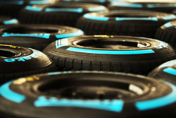 Wet Pirelli tyres