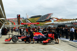 Red Bull Racing RB11 in the pits