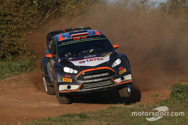 Robert Kubica dan Maciek Szczepaniak, Ford Fiesta WRC
