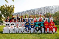 Gruppenfoto der Formel-E-Fahrer 2015/2016