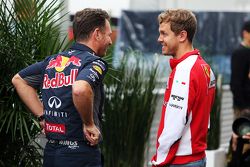 Christian Horner, Red Bull Racing teambaas met Sebastian Vettel, Ferrari