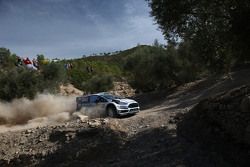 Elfyn Evans and Daniel Barrit, M-Sport Ford Fiesta WRC