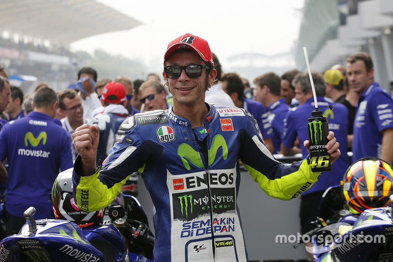 Third place Valentino Rossi, Yamaha Factory Racing