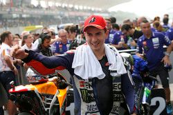 Second place Jorge Lorenzo, Yamaha Factory Racing