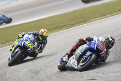 Jorge Lorenzo, Yamaha Factory Racing and Valentino Rossi, Yamaha Factory Racing