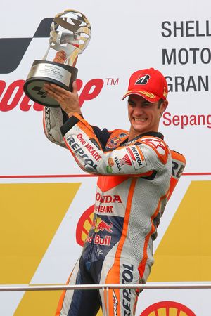 Подиум: победитель - Дани Педроса, Repsol Honda Team