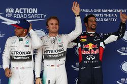 Qualifying: polesitter Nico Rosberg, Mercedes AMG F1, second place Lewis Hamilton, Mercedes AMG F1,