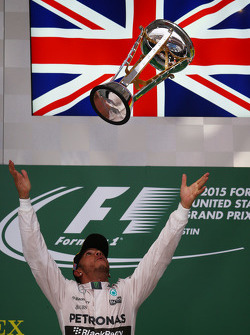 Race winner and World Champion Lewis Hamilton, Mercedes AMG F1